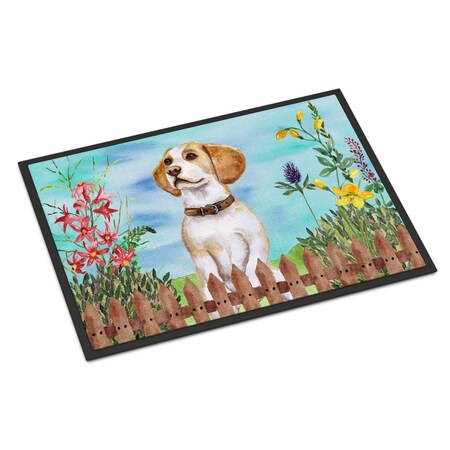 Carolines Treasures Beagle Spring Indoor or Outdoor Mat - 24 x 36 in. CK1248JMAT
